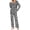Gray, variant on uublik Pajamas for Women Set Summer Long Sleeve Tops and Long Pants Soft Comfy Pajamas Set 2 Piece Outfits