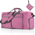 thumbnail image 1 of Bolsa de viaje plegable para hombre y mujer, fin de semana 65L, con plantilla y bolso de mano impermeable, 1 of 5