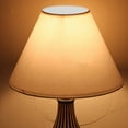 thumbnail image 4 of CIMAXIC 2Pcs Beige Ceiling Lamp Shade Diffuser with Soft Light Diffuser for Pendant Light Fixtures, 4 of 6