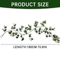 thumbnail image 2 of 1 Pcs Lighted Eucalyptus Garland, 70.8" LED Fairy Lights, Lighted Eucalyptus Twig Garlands with Timer Battery Operated for Bedroom Stairs Party and Holiday Decor Indoor Outdoor, 2 of 8
