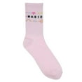 thumbnail image 2 of Wonder Nation Girls Crew Socks 6PK Mad Love, 2 of 7