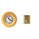 thumbnail image 1 of Reloj de pared,Reloj de pared redondo moderno y silencioso para dormitorio,Marco de fotos,Soporte de resina para marco de fotos,colgador para tarjetas,Decoración de pared con collage de fotos, 1 of 8