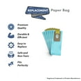 thumbnail image 2 of Replacement Part For Riccar, Simplicity Type J, RC1100 Vacuum Cleaner Microlined Paper Bags 6PK // 810, 2 of 3