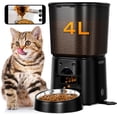 thumbnail image 3 of Automatic Cat Feeder with Camera, 4L WiFi Smart Pet Feeder with App Control, 1080P HD Video and Night Vision, Motion Detection, Dual Power Supply, Timed Feeding for Cats and Dogs, 3 of 4
