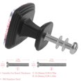 thumbnail image 3 of 4 Pcs Square Cabinet Handle Drawer Pulls Coral Knobs with Screws Furniture Office Cabinet Knob Decoration, 3 of 7