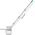 thumbnail image 5 of Miumaeov Lawn Level Tool, 20"x 10" Lawn Leveling Rake with Upgrade Telescoping Handle, Stainless Steel Lawn Leveler Tool for Level Soil or Dirt Ground Surfaces, 5 of 7