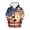 American Flag Soccer, variant on Purple Fire Flame Hoodies for Boys Girls Trendy Y2K Zipper Hoodie Soft Long Sleeve Full-Zip Sweatshirts Casual Sports Jacket with Pocket