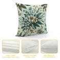 thumbnail image 4 of Orinice  100% Cotton Floral Printcloth Decorative Throw Pillow Covers, Handmade, Colors, Sizes Avaliable, Indoor/Outdoor Square Cushion Cover  White, 4 of 5