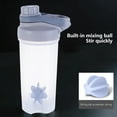 thumbnail image 6 of 700Ml Protein Powder Shaker Bottle with Measuring Scale, Portable Fitness Water Cup for Sports Shakes, Abs Plastic, 24X7Cm, Multiple Colors, 6 of 7