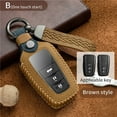 thumbnail image 3 of Car Key Case For Toyota Prius Camry Corolla C-HR CHR RAV4 Prado Izoa Levin Avalon 2018 2019 2020 Zinc Shell Cover, 3 of 14