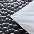 thumbnail image 2 of Koniroom 3Pcs Basketball Comforter Set Full/Queen Size, Black and Gray 3D Sports Bedding for Boys, Soft Microfiber, Black Gray, 2 of 9