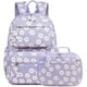 thumbnail image 1 of Mochila Bluboon para Niñas 31x16x42 cm Set con Lonchera de Pana, 1 of 9