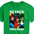 thumbnail image 3 of Marvel - Be Your Own Hero - Men's Short Sleeve Graphic Tee, 3 of 5
