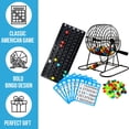 thumbnail image 3 of Set de juego de bingo Regal Bingo Deluxe con jaula para 6 ruedas y 75 bolas, 3 of 6
