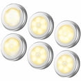 thumbnail image 2 of Lámpara de inducción del cuerpo humano con 6 LED, luz de noche para dormitorio, mesita de noche, luz de noche creativa magnética para el hogar, luz para pasillo y armario, 2 of 5