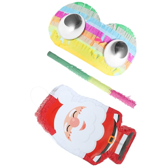 HOMEMAXS 1Set Paper Santa Clause Pinata for Christmas Party Decoration