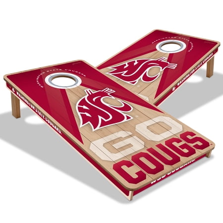 YouTheFan NCAA WA St Cougars 2X4 Slogan Series Cornhole NO BAGS