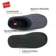 thumbnail image 3 of Hanes Mens ComfortSoft Memory Foam Padded Indoor/Outdoor Clog Slipper, 3 of 9
