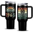 thumbnail image 2 of 50th Birthday Gifts for Women/Men - Vintage 1975 Birthday Gifts for Women/Men - Birthday Gifts for 50 Year Old Woman/Man - Gift For Turning 50 - 50th Birthday Decorations - 50th Birthday Tumbler 40oz, 2 of 6