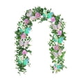 thumbnail image 1 of Guirnalda de flores artificiales decorativas, guirnalda floral falsa de 180 cm, flores falsas de , vegetación para ceremonias, decoración de Estilo B, 1 of 8