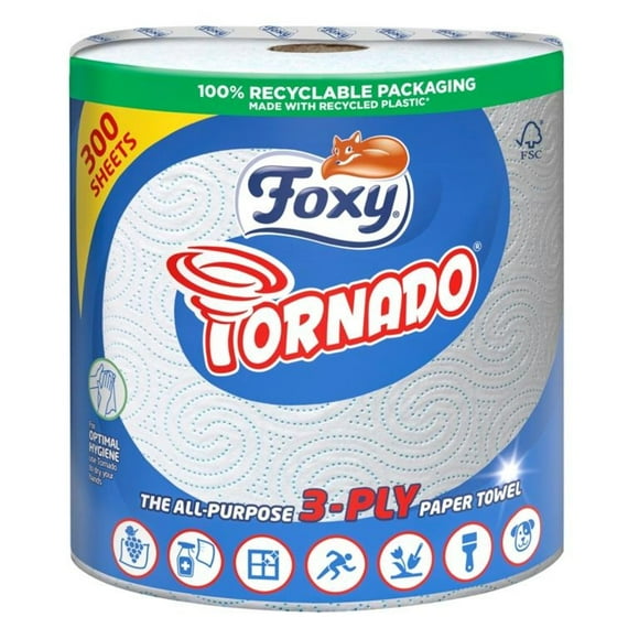 Foxy Tornado Kitchen Roll