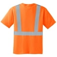 thumbnail image 6 of CornerStone ANSI 107 Class 2 Safety T Shirt-2XL (Safety Orange/ Reflective), 6 of 6