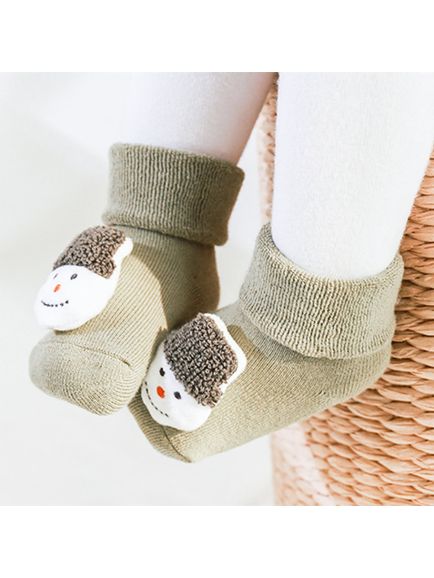 Christmas Baby Floor Socks Warm Thicken Soft Cotton Breathable Infant