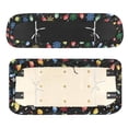 thumbnail image 3 of Pzuqiu Christmas Light Snowflake 2-Piece Golf Cart Seat Cover Set - Breathable Washable Protective Cover for Golf Cart Accessories, 3 of 10