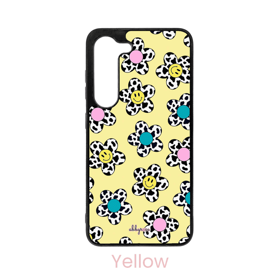 abbyrose Cow Smilies Galaxy Phone Case for Galaxy s24 FE