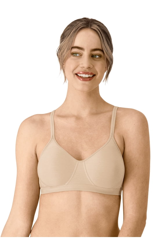 Womens Wireless T-Shirt Bra, Cooling Comfort Convertible Bra, Moisture-Wicking, Sizes S-XXL+