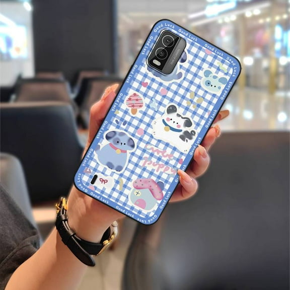 LYM-Phone Case For Nokia C210, Phone Pouch TPU Waterproof Anti-dust Silicone Back Cover Protective Cartoon Animals Durable Dirt-resistant Fashion Design Graffiti Soft case Anti-knock
