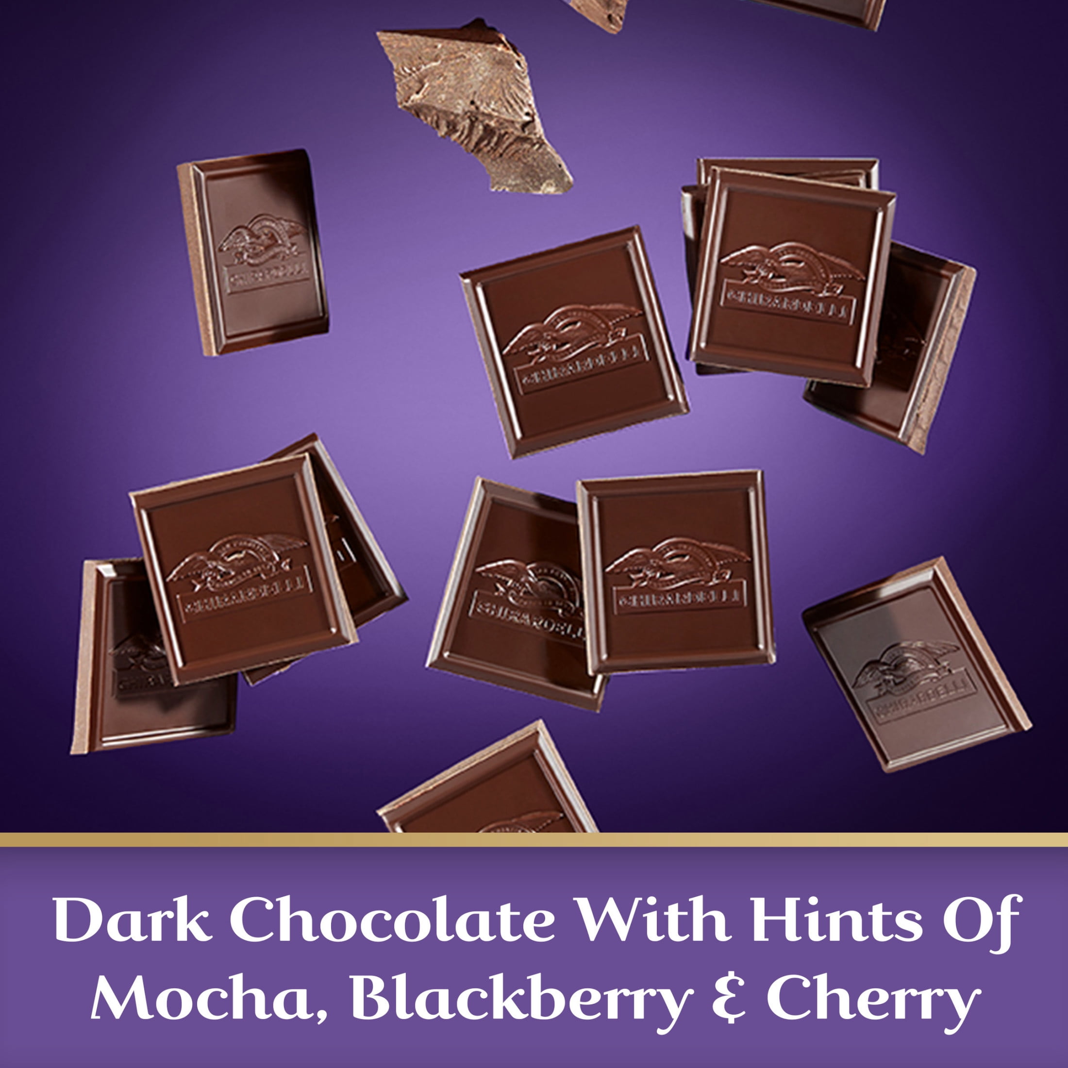 GHIRARDELLI Intense Dark Chocolate Bar, 72% Cacao, 3.5 oz Bar