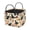 Black Cat Floral Print, variant on ZUXONGSY Patchwork Hummingbird Floral Polyester Storage Basket with Heavy-Duty for Home, Portable Storage Basket for Toys