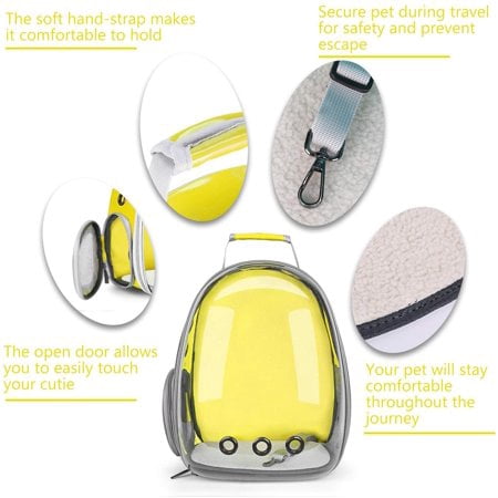 Cat Backpack Large Pet Carrier Backpack, Bubble Backpack Carrier, Large Cat Backpack , Cats and Puppies,Airline-Approved