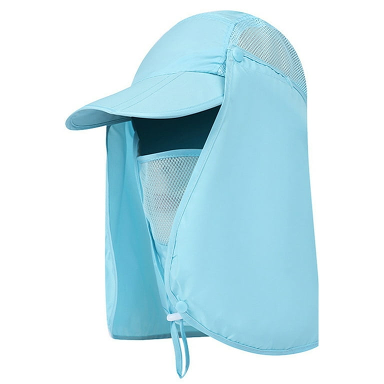 Sun Hat with Neck Flap Outdoor Hiking Camping Gardening Wide Brim 