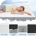 thumbnail image 3 of Orhopui Tri Folding Mattress Twin Size Foldable Mattress Memory Foam Mat with Washable Cover and Non-Slip Bottom Portable Floor Bed for Travel, Camping, Guest, 3 of 8