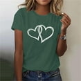 thumbnail image 5 of Valentines Shirts for Womens Funny Tops Love Heart Printed Tees Casual Valentine Gifts Clothes, 5 of 8