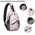 thumbnail image 2 of Life is Better with Donuts Donut Dessert Sweet Donut Lightweight Crossbody Sling Backpack for Travel Outdoor Activities, 2 of 6