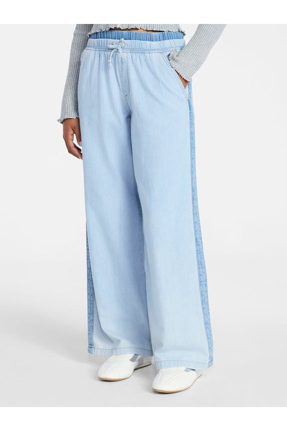Girls Cotton Pull-On Pants, Sizes 5-18