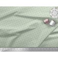 thumbnail image 3 of Soimoi Modal Satin Fabric Leaves & Peach Fruit Small Fabric Prints by Yard 42 Inch Wide, 3 of 3