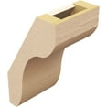 thumbnail image 5 of Ekena Millwork 5"W x 6"D x 10"H Stanfield Rough Cedar Woodgrain TimberThane Knee Brace, Primed, 5 of 6