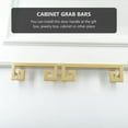 thumbnail image 4 of 2 Pcs Boutons de Porte Rétro Style Chinois Doré pour Tiroirs de Commode, 4 of 5
