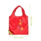 thumbnail image 4 of bolsas ecológicas plegables reutilizables estilo fruta, bolsos de compras portátiles de poliéster para mujer (estilo fresa), 4 of 8