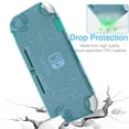 thumbnail image 4 of HEYSTOP Case Compatible with Nintendo Switch Lite, with Tempered Glass Screen Protector and 4 Thumb Grip, TPU Protective Cover for Switch Lite with Anti-Scratch/Anti-Dust (Turquoise), 4 of 9
