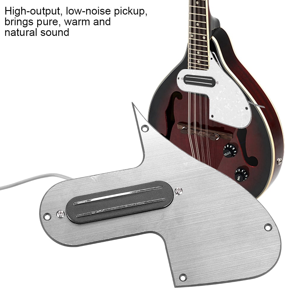 OTVIAP Dual Rail Mandolin Pickguard Loaded Prewired Pickup A500k B500k