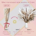 thumbnail image 2 of 80 Pcs Natural Dried Pampas Grass Bonquet Boho Home Decor Bouquet Dried Reed Flowers for Wedding Floral Arrangements Wall Bathroom Décor, 2 of 5