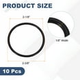 thumbnail image 2 of Paquete de 10 anillos en O AS-227 de nitrilo 70 durometros 2-1/8" ID, 2-3/8" OD, 1/8" Ancho, 2 of 6