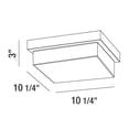 thumbnail image 2 of Eurofase 32672-015 Barlow - 13W 1 Led Small Flush Mount - 10.25 Inches Wide by 3 Inches High, 2 of 2
