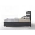 thumbnail image 3 of Queen Size Rubberwood Storage Bed Frame with No Box Spring, Black for Bedroom, 3 of 6
