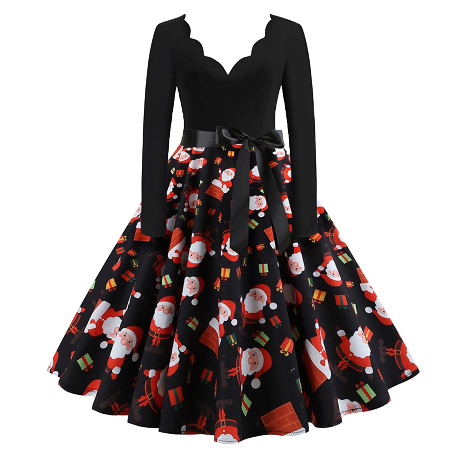 white christmas dresses String Lights Womens Ugly Christmas Sweater Dress main image 1